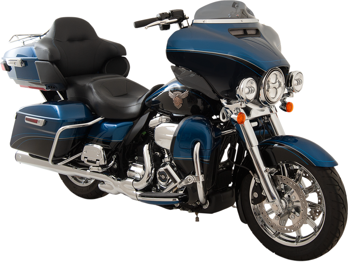 Flare™ Windshield - 4" - Dark Smoke - '14-'23 FLH