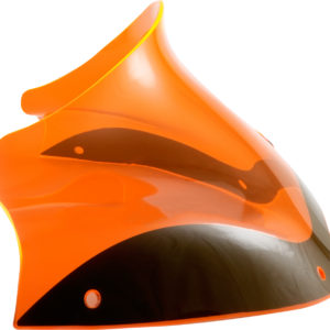 Kolor Flare™ Windshield - 8" - Orange Ice - FLTR