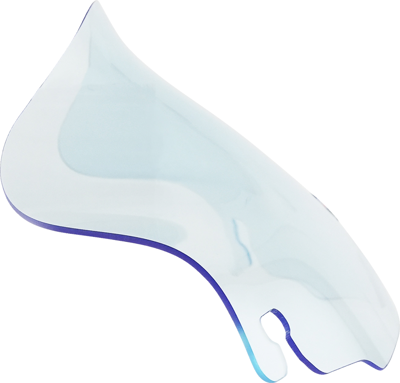 Kolor Flare™ Windshield - 6.5" - Blue Ice - FLH