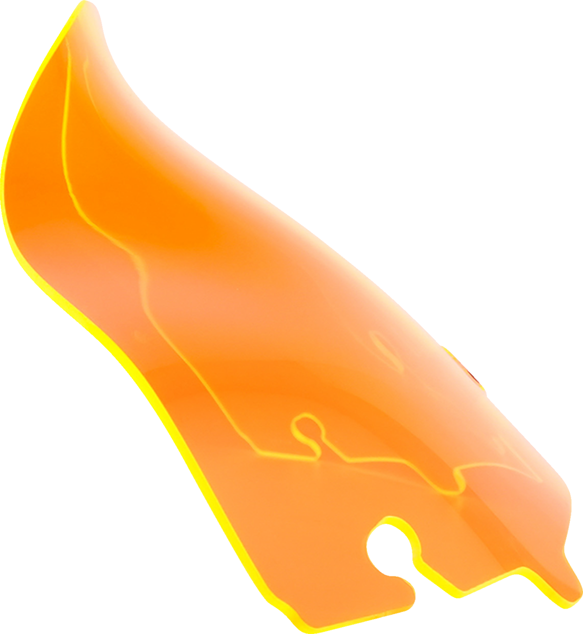Kolor Flare™ Windshield - 6.5" - Orange Ice - FLH