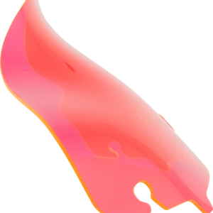 Kolor Flare™ Windshield - 6.5" - Pink Ice - FLH