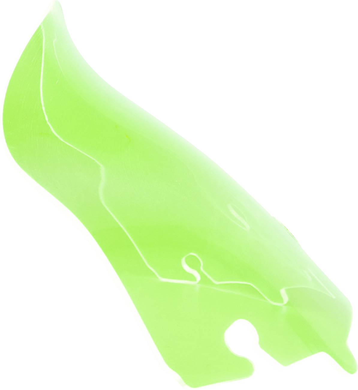 Kolor Flare™ Windshield - 6.5" - Green Ice - FLH