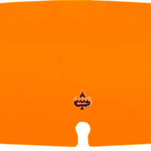 Kolor Flare™ Windshield - 4" - Orange Ice - FLH