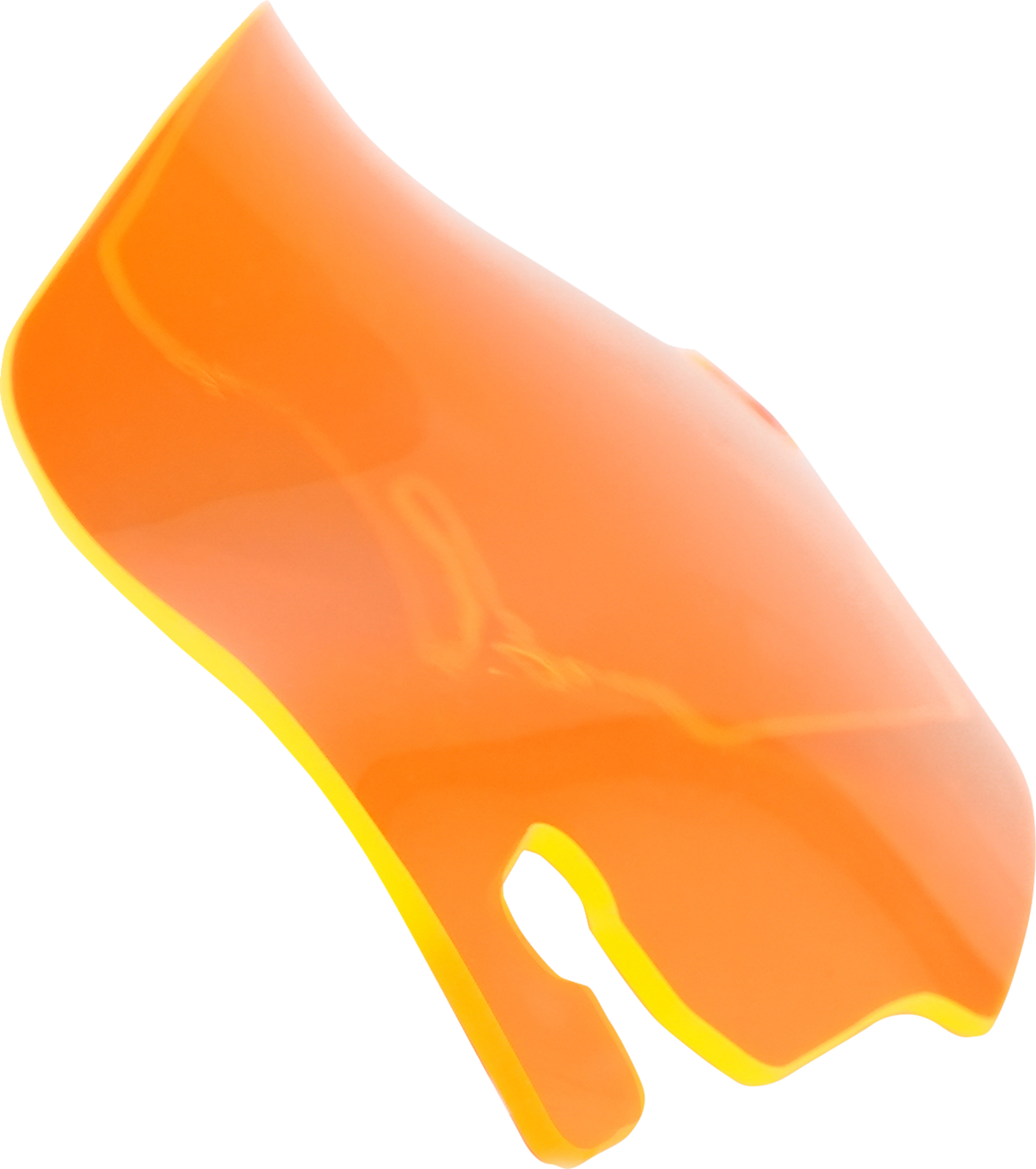 Kolor Flare™ Windshield - 3-1/2" - Orange Ice - FLR - Image 3