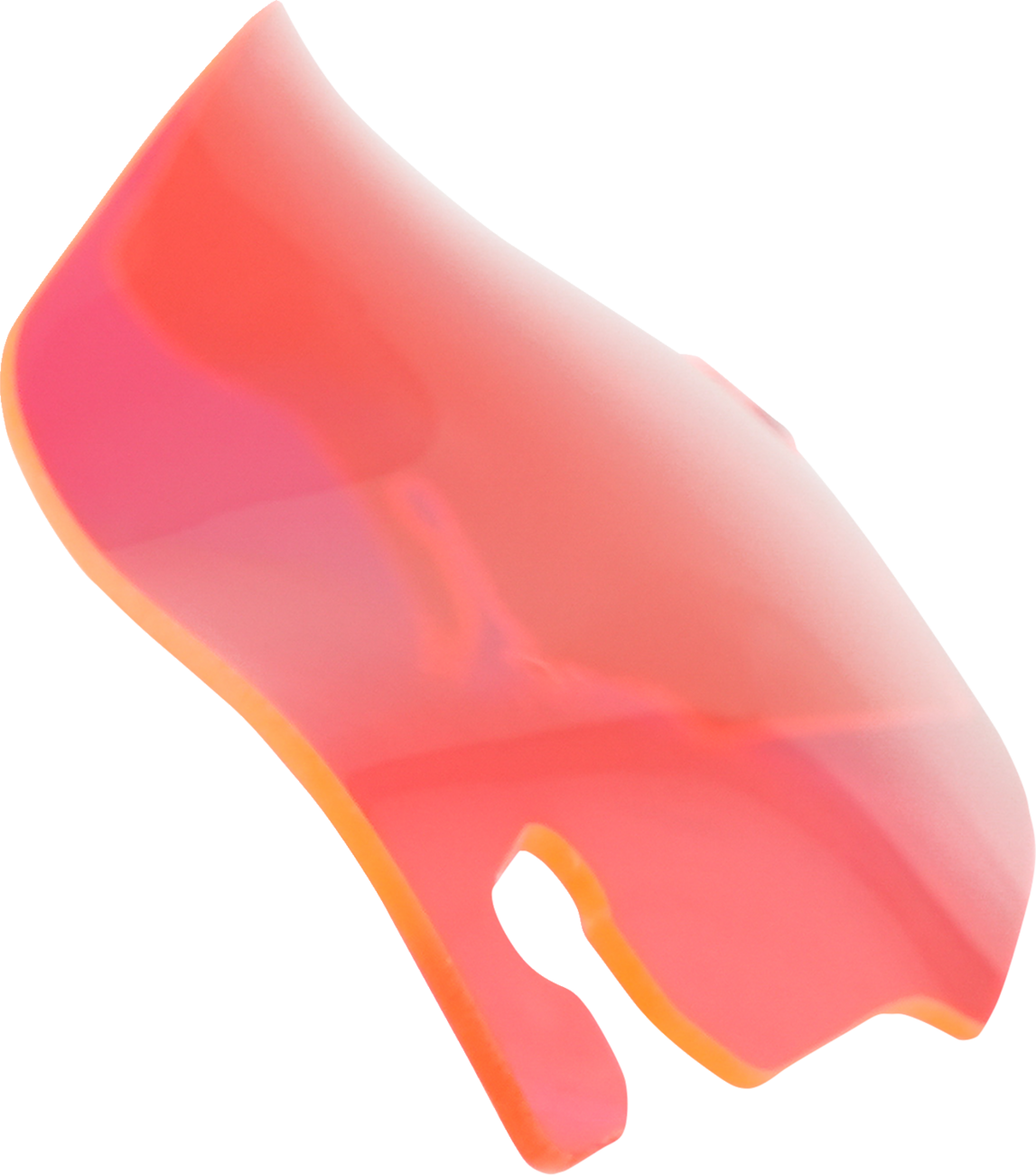 Kolor Flare™ Windshield - 3-1/2" - Pink Ice - FLR