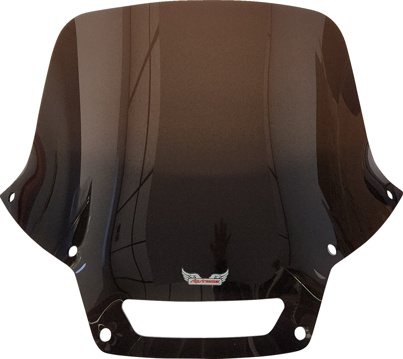 Windshield - Dark Smoke - FXLRST - +4" Over Stock
