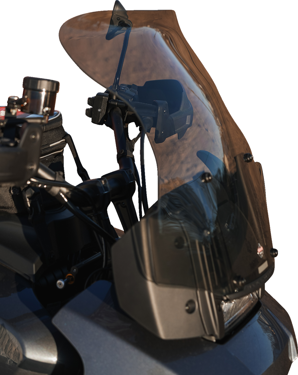 Flare™ Windshield - 15-1/2" - Tint - Pan America - Image 2