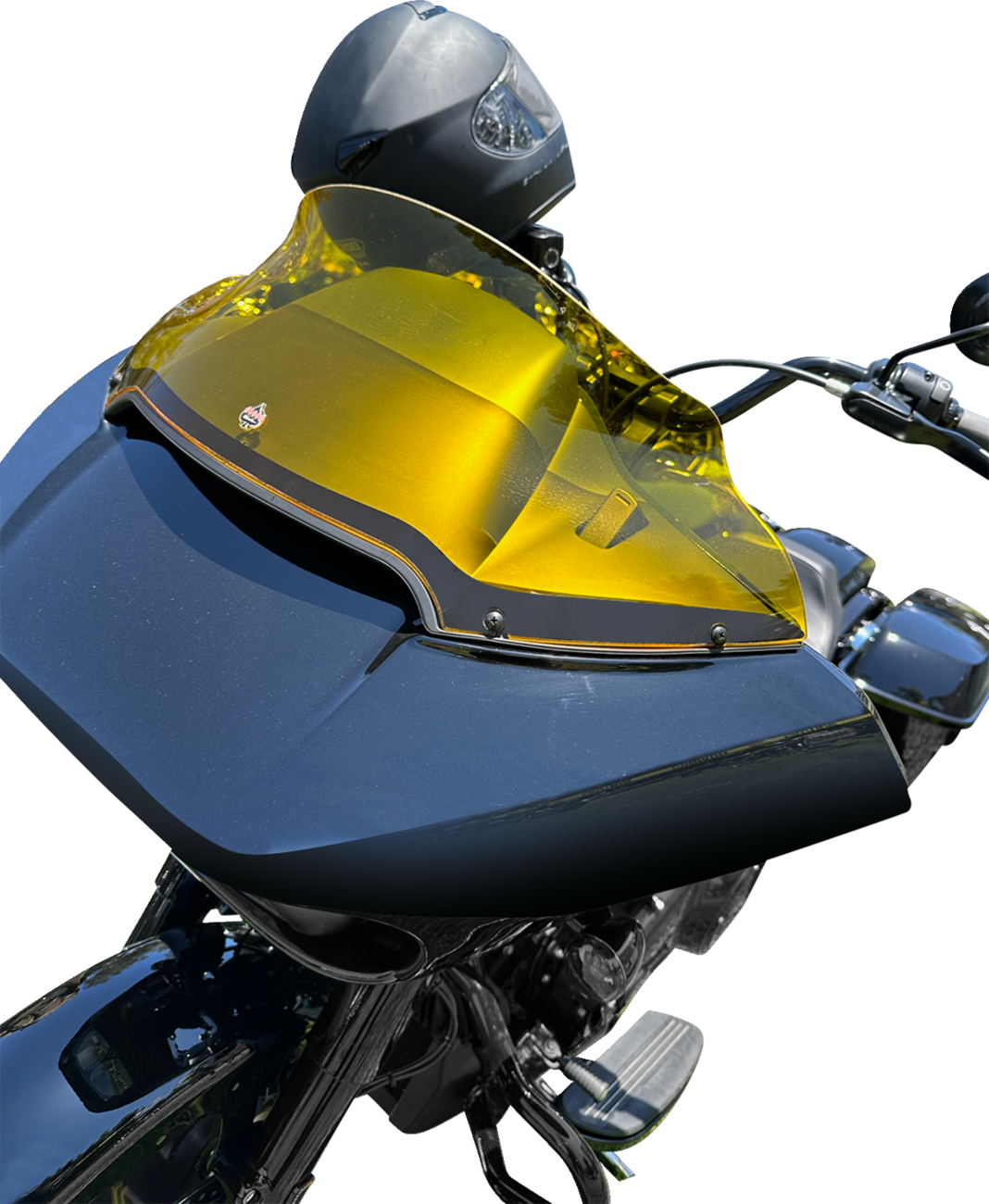 Kolor Flare™ Sport Windshield - 9" - Yellow - FLTR