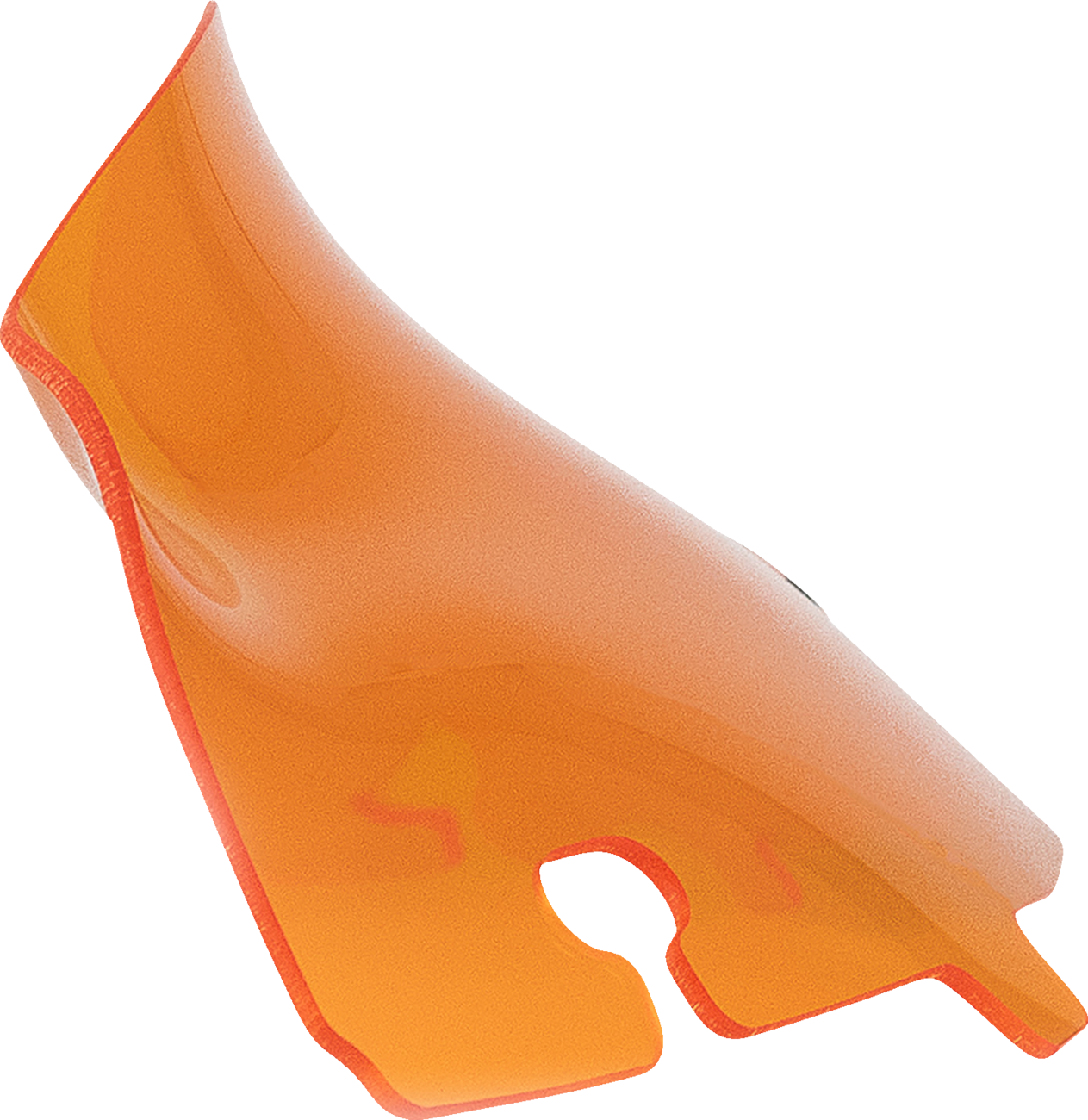 Kolor Flare™ Sport Windshield - 4" - Orange - FLH - Image 2