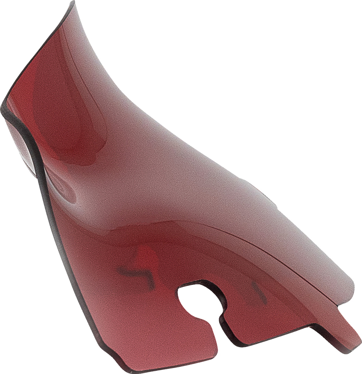 Kolor Flare™ Sport Windshield - 4" - Red - FLH - Image 2