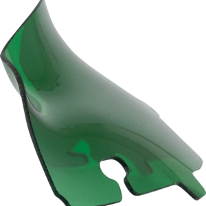 Kolor Flare™ Sport Windshield - 4" - Green - FLH