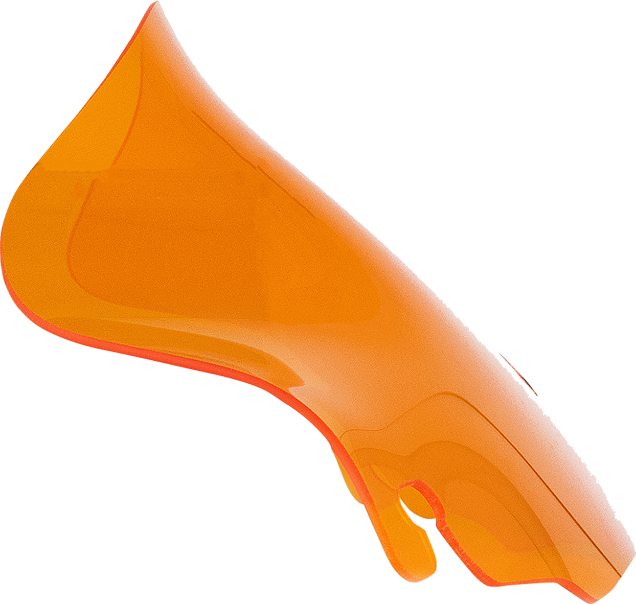Kolor Flare™ Windshield - 6-1/2" - Orange - FLH - Image 2