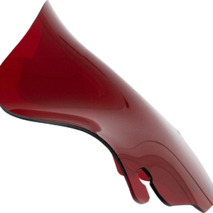 Kolor Flare™ Windshield - 6-1/2" - Red - FLH