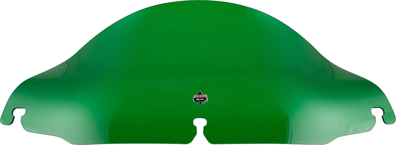 Kolor Flare™ Windshield - 6-1/2" - Green - FLH - Image 2