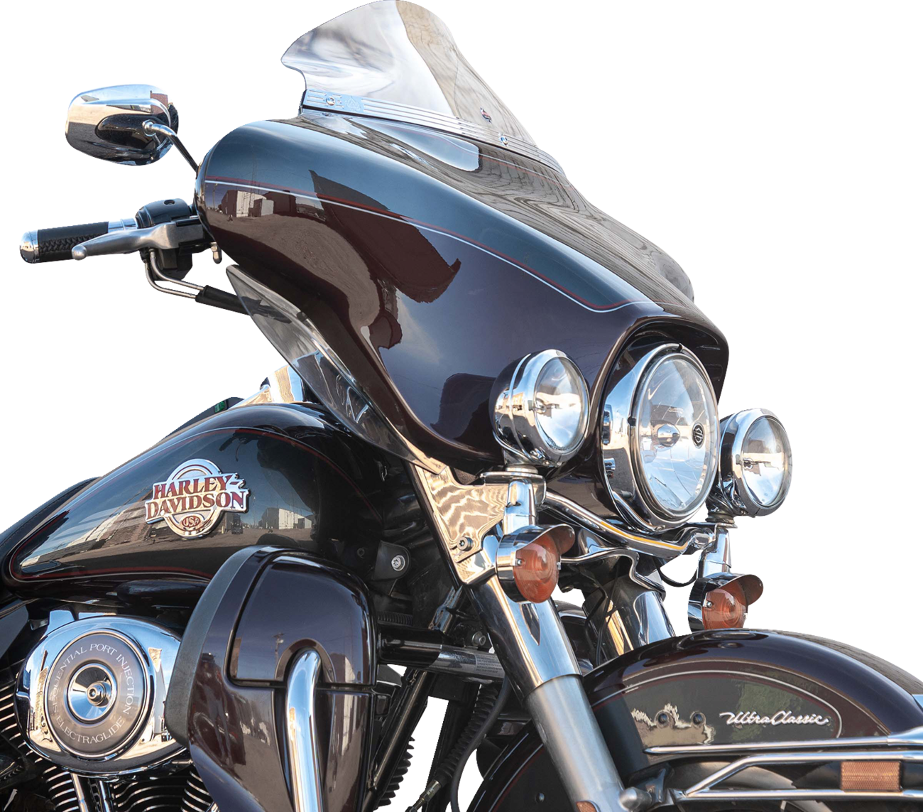Flare™ Windshield - 6-1/2" - Clear - FLH - Image 8