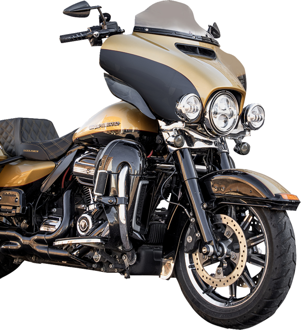 Flare™ Windshield - 6-1/2" - Clear - FLH - Image 2