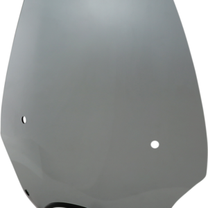 El Paso Windshield - 19" - 7" Headlight Cutout - Black Smoke