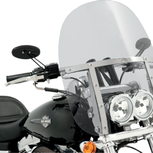 Fats Windshield - 17" - Clear - FXDF