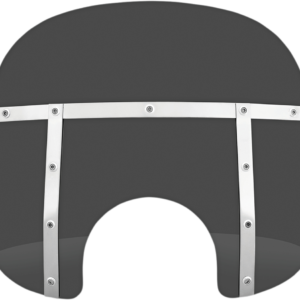 Fats Windshield - 13" - Headlight - Dark Black Smoke