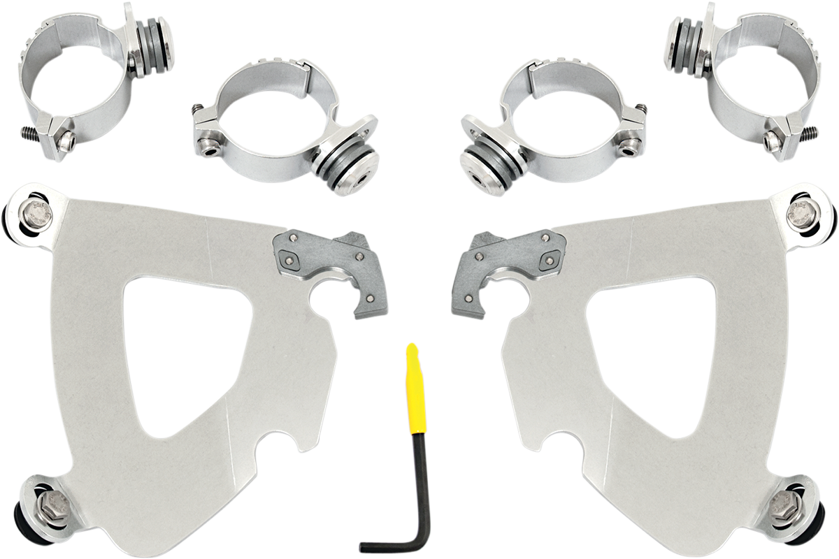 Gauntlet Mounting Kit - Polished - FXD