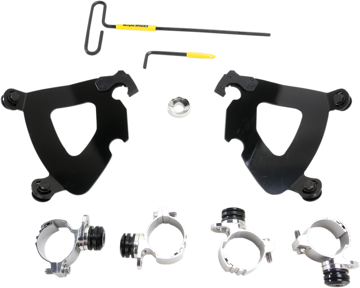Gauntlet Mounting Kit - Black - XL883