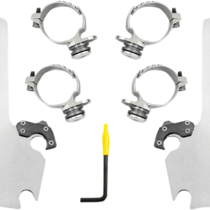 Fats/Slim Mounting Kit - Polished - FXDL