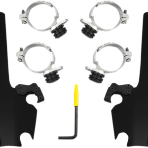 Fats/Slim Mounting Kit - Black - FXDL