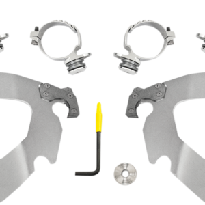 Gauntlet Mounting Kit - Polished - FXDL '14-'17