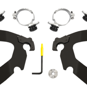 Gauntlet Mounting Kit - Black - FXDL '14-'17