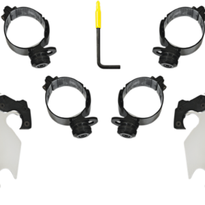 Batwing - Mounting Kit - Polished - FLSB