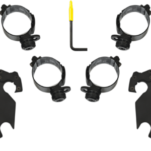 Fats/Slim Mounting Kit - Black - FLFB