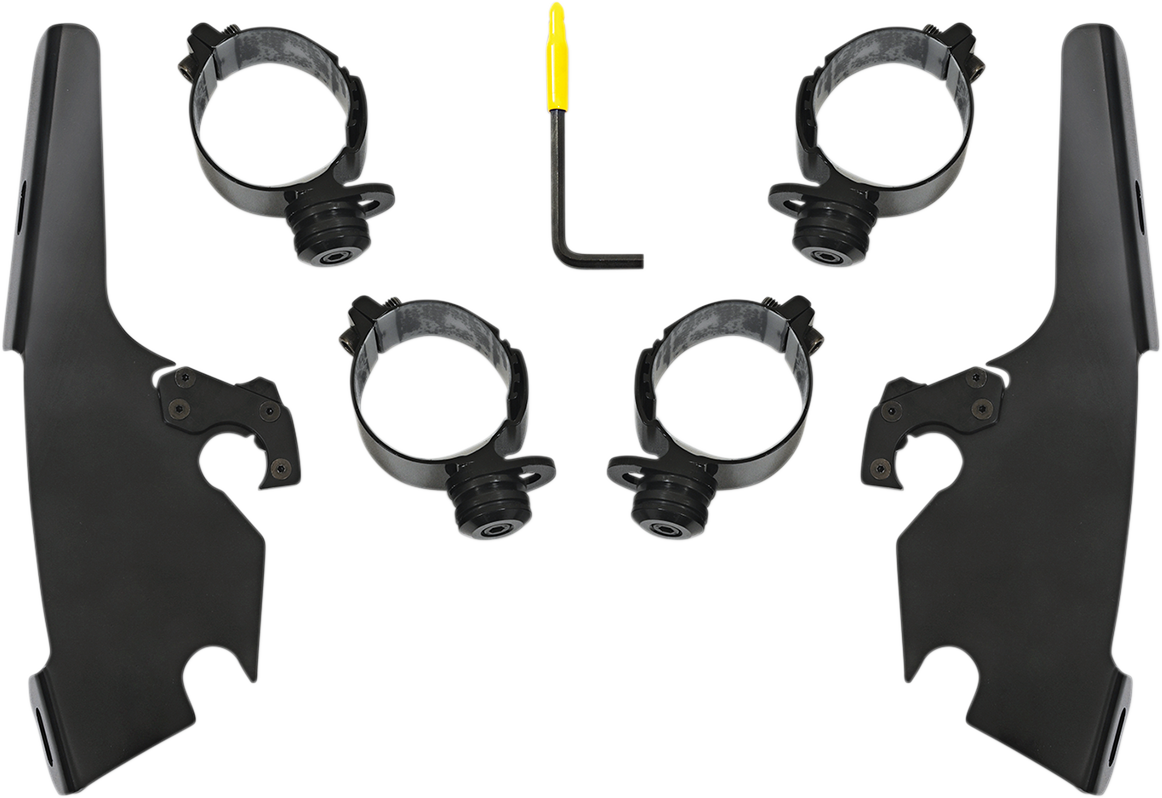 Fats/Slim Mounting Kit - Black - FLFB