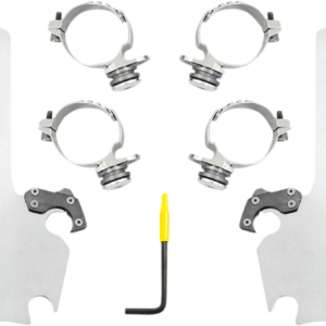 Fats/Slim Windshield Trigger Lock Complete Mount Kit - Polished - XL