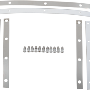 Fats Windshield Hardware Straps - Stainless Steel