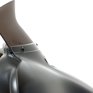 Spoiler Windshield - 6-1/2" - Smoke - FLH