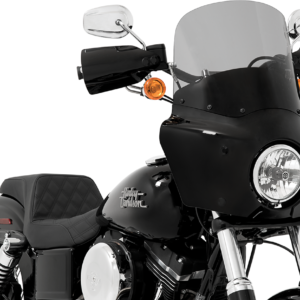 Road Warrior Windshield - Black Smoke - 13"