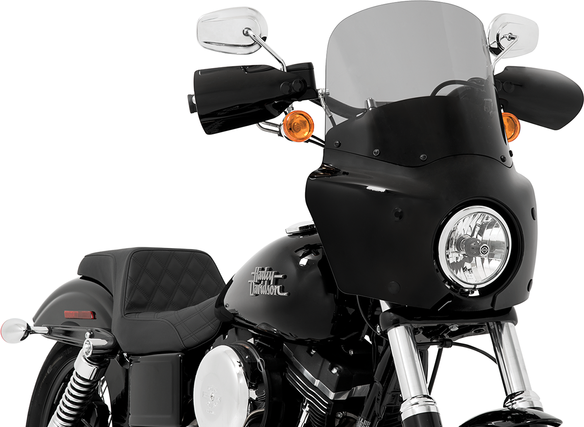 Road Warrior Windshield - Black Smoke - 13"