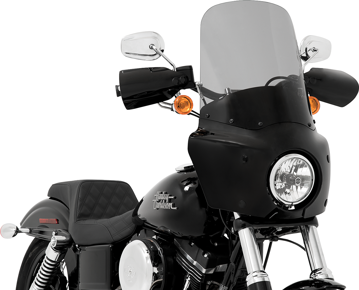 Road Warrior Windshield - Black Smoke - 17"