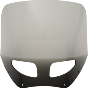 Road Warrior Windshield - Vented - Black Smoke - 13"