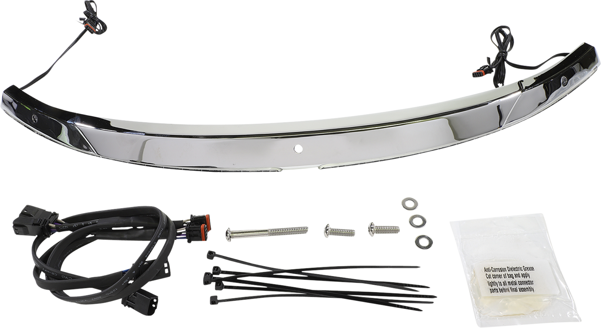 LED Windshield Trim - Chrome - FLH