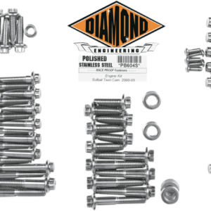 Fastener Kit - Engine/Rocker Box - 12-Point Flange - Softail