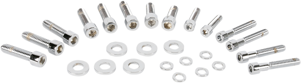 Bolt Kit - Transmission Side Cover - Socket-Head - Chrome - Image 2