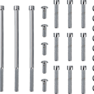 Bolt Kit - Primary/Derby Cover - Socket-Head - Chrome