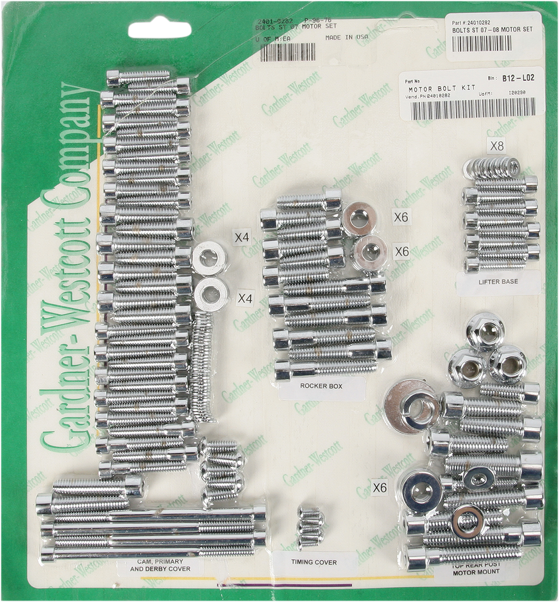 Bolt Kit - Motor Set - Socket-Head - Softail