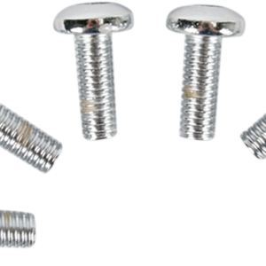 Rotor Bolt Set - Cast - Chrome