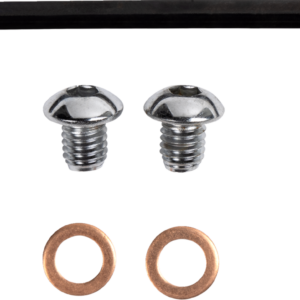 Drain Plug - Fork - Button-Head - Chrome