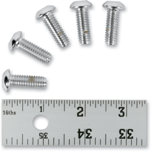 Rotor Bolt Set - Cast - Chrome