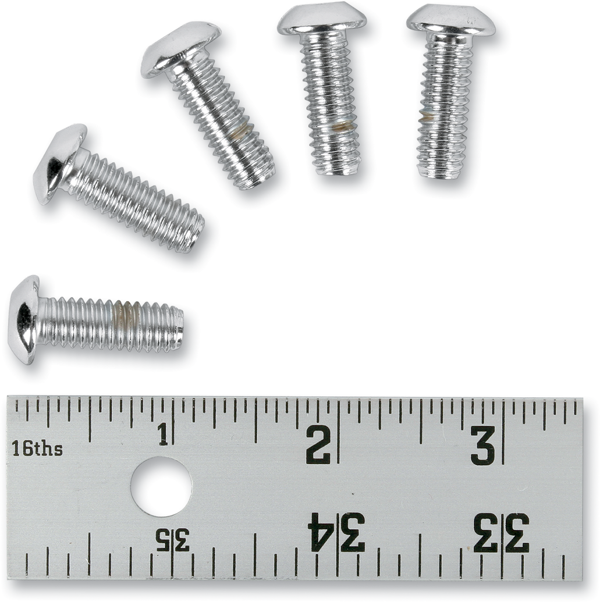 Rotor Bolt Set - Cast - Chrome