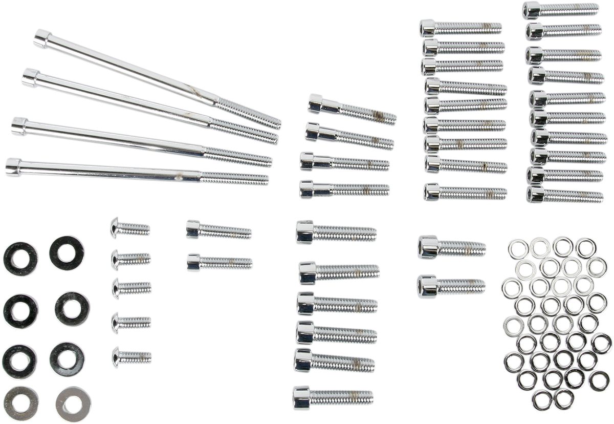 Bolt Kit - Side Cover - Socket-Head - Chrome - Image 2