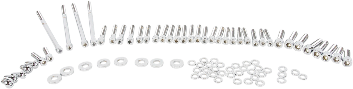 Bolt Kit - Side Cover - Socket-Head - Chrome